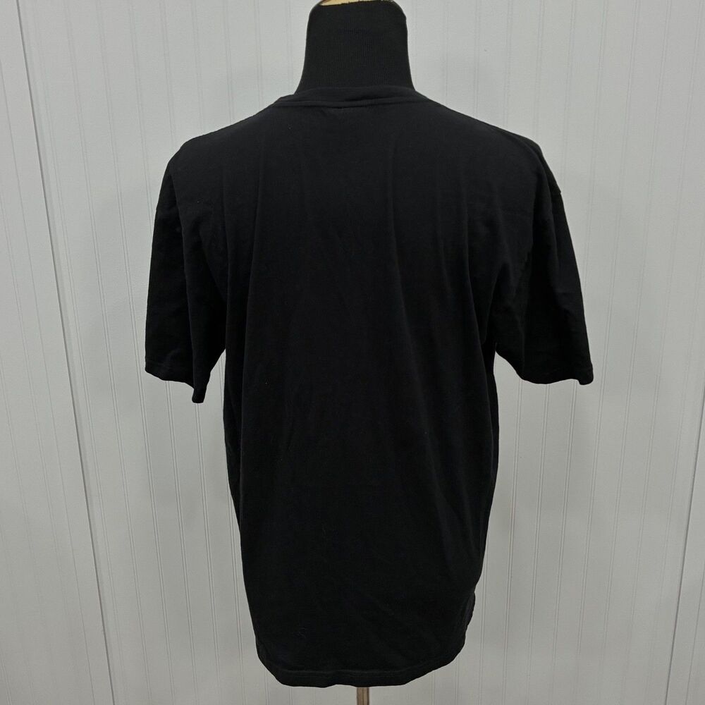 Teddy Fresh T-Shirt Mens XL Black World On Fire Graphic Bear Made In USA Tee - Picture 3 of 7